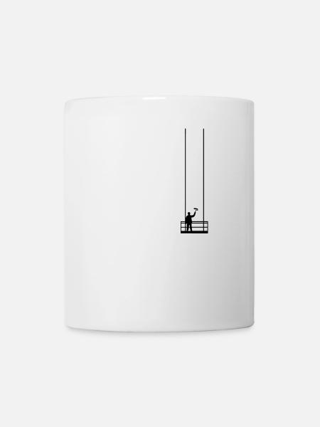 façades Peinture - Mug blanc - blanc