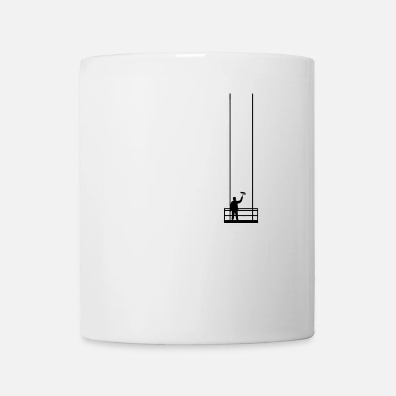 façades Peinture - Mug blanc - blanc