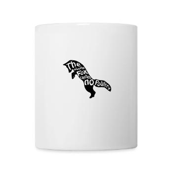 Fuchs Silhouette - Tasse - Weiß - Vorne