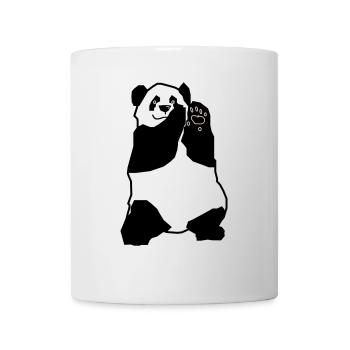 panda - Mug blanc - blanc - Devant