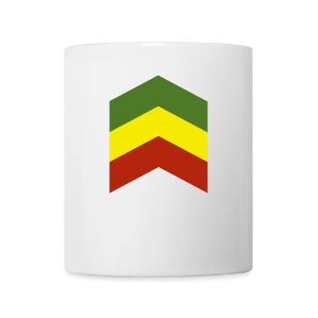 Reggae Rastafarian Ethiopia colors - Mug - white - Front