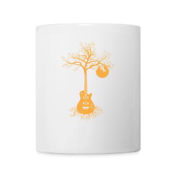 Guitars Guitarist Bassist Guitar Vintage Tree - Mug - white - Front