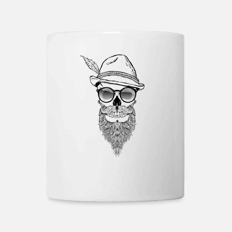 Trachten Hipster - Tasse - Weiß