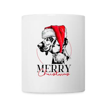 Père Noël CHIEN DE SUEUR HANOVRIEN Joyeux Noël - Mug blanc - blanc - Devant