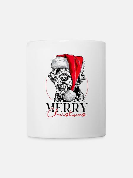 Santa KORTHALS GRIFFON Merry Christmas Wilsigns - Tasse - Weiß