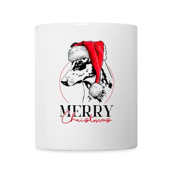 Santa KURZHAARCOLLIE Merry Christmas Hund Wilsigns - Tasse - Weiß - Vorne