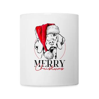 Santa MAGYAR VIZSLA Joyeux Noël Chiens Wilsigns - Mug blanc - blanc - Devant