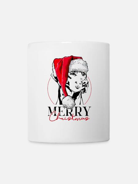 Santa RHODESIAN RIDGEBACK Merry Christmas Wilsigns - Tasse - Weiß