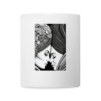 Femme avec femme Romance - Mug blanc - blanc - Devant