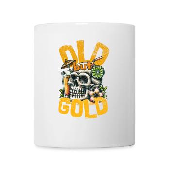 Cocktail vieux mais doré avec crâne - Mug blanc - blanc - Devant