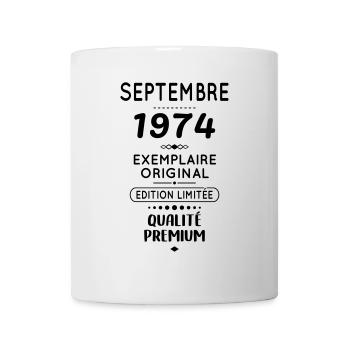 50. Jahrestag - September 1974 Original - Tasse - Weiß - Vorne