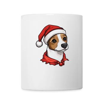 Chiens Noël - Mug blanc - blanc - Devant