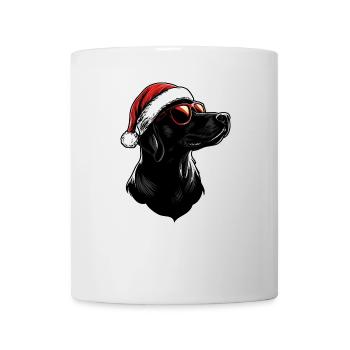 Chien de Noël - Mug blanc - blanc - Devant