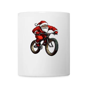 Christmas Biker - Mug - white - Front