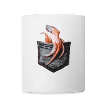 Tintenfisch - Tasse - Weiß - Vorne