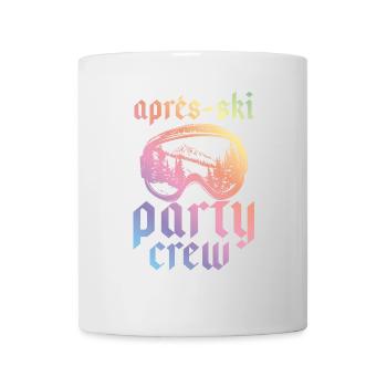 Apres Ski Party Crew Bunt - Tasse - Weiß - Vorne