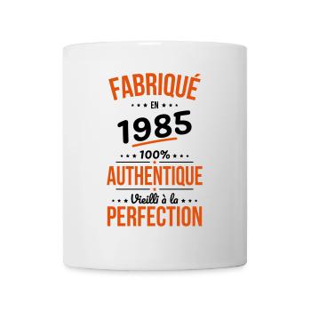 Anniversaire 40 ans - Fabriqué en 1985 - Mug blanc - blanc - Devant