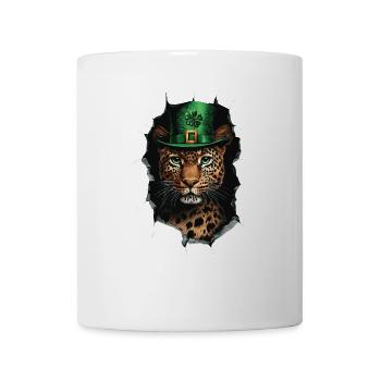 St. Patrick Leopard - Tasse - Weiß - Vorne