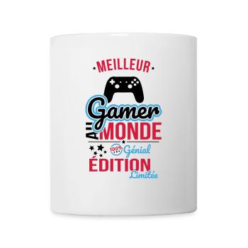 Der beste Gamer der Welt - 100% genial - Tasse - Weiß - Vorne