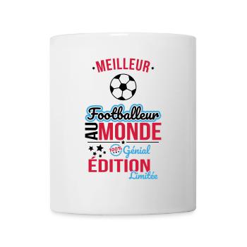 Best Footballer in the World - 100% Awesome - Mug - white - Front