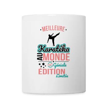 Beste Karateka der Welt - 100% genial - Tasse - Weiß - Vorne