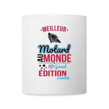 Bester Biker der Welt - 100% genial - Tasse - Weiß - Vorne