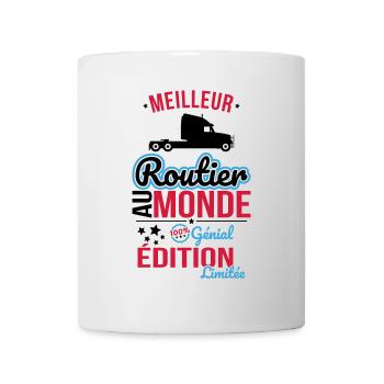 World's Best Truck Driver - 100% Awesome - Mug - white - Front
