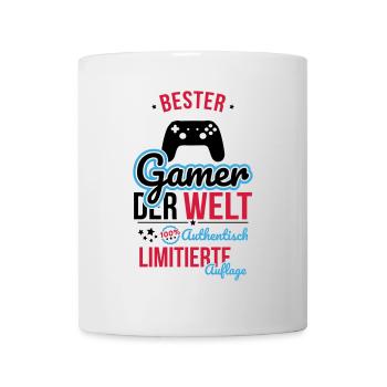Meilleur joueur au monde - 100 % authentique - Mug blanc - blanc - Devant