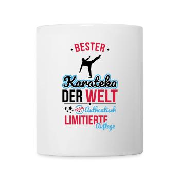 Le meilleur karatéka du monde - 100 % authentique - Mug blanc - blanc - Devant