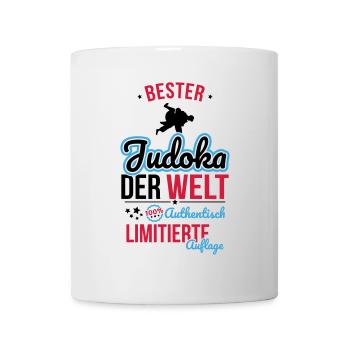 Meilleur Judoka du Monde - 100 % Authentique - Mug blanc - blanc - Devant