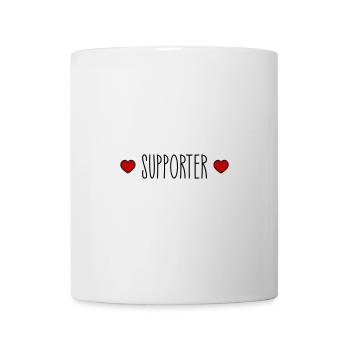 Supporter Herz - Tasse - Weiß - Vorne