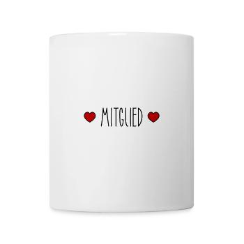 Cœur de membre - Mug blanc - blanc - Devant