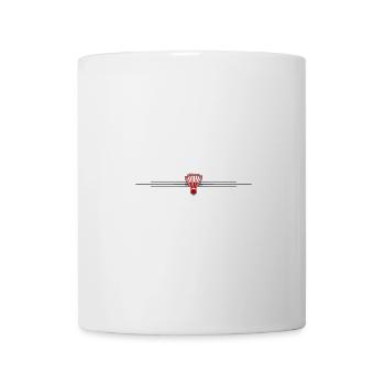 Ligne de badminton - Mug blanc - blanc - Devant