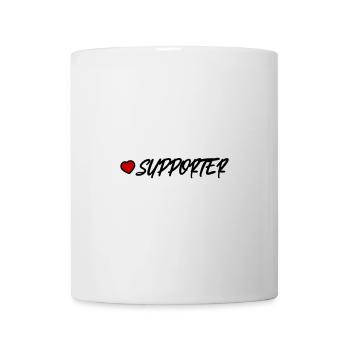 Supporter Herz - Tasse - Weiß - Vorne