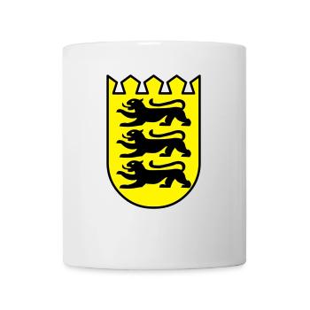 Baden-Württemberg wappen - Tasse - Weiß - Vorne