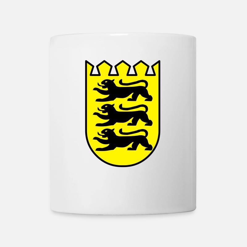 Baden-Württemberg wappen - Tasse - Weiß