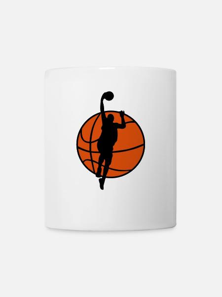 Basketball & Basketball Player - Mug blanc - blanc