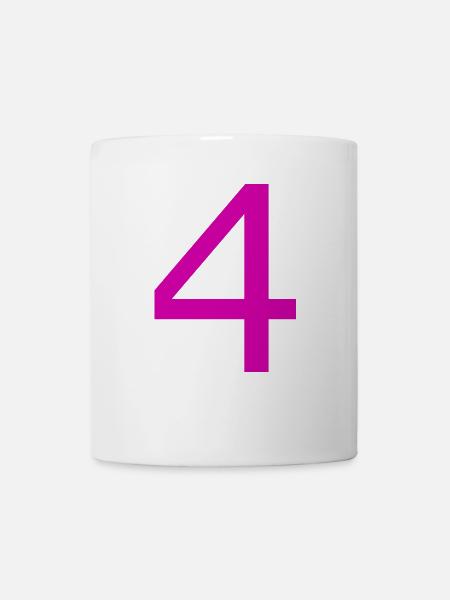 4 - Tasse - Weiß