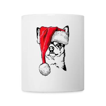 Santa Chihuahua Christmas Dogs Dog Wilsigns - Mug - white - Front