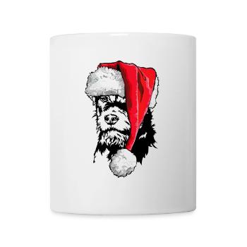 Santa German Hunting Terrier Christmas Wilsigns - Mug blanc - blanc - Devant