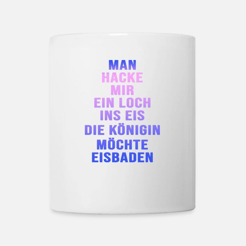 Winterbaderin Eisbaderin Eisbademeisterin - Tasse - Weiß