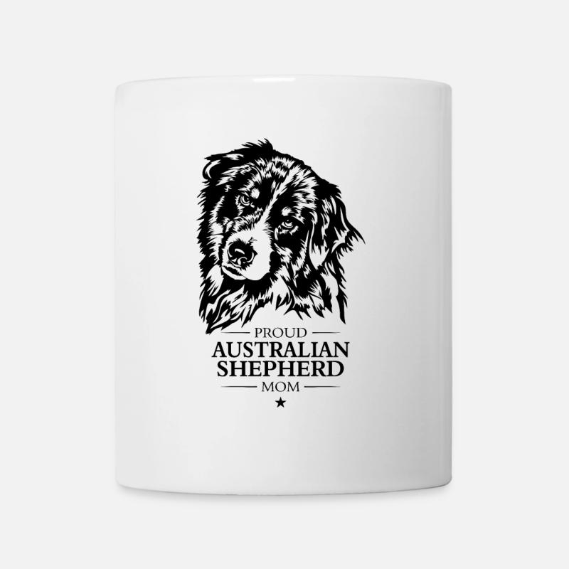 Australian Shepherd Mom Hunde Hund Wilsigns - Tasse - Weiß