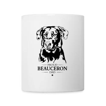 Beauceron Dad Dog Berger de Beauce Dogs Wilsigns - Mug - white - Front