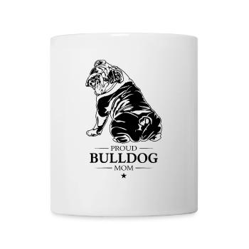 Maman bouledogue anglais bouledogue chiens Wilsigns - Mug blanc - blanc - Devant