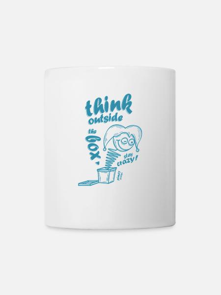 Think outside the box - Tasse - Weiß