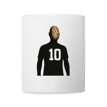 Kartoffelkopf Fußballer - Tasse - Weiß - Vorne