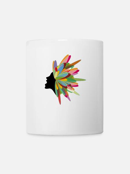 Femme indienne - Mug blanc - blanc