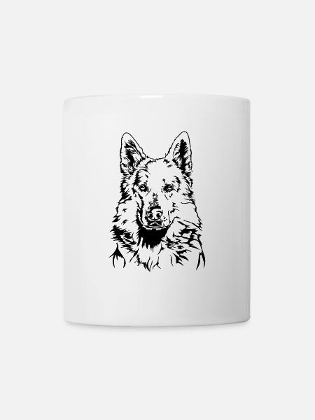 CHIEN DE BERGER SUISSE BLANC Wilsigns Motif canin - Mug blanc - blanc