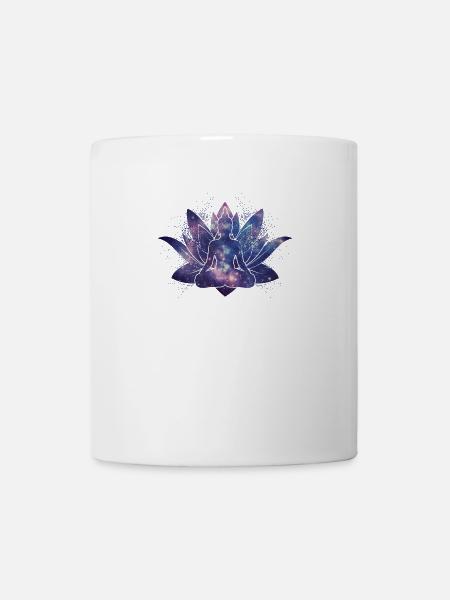 Lotus Yoga Galaxy - Mug blanc - blanc