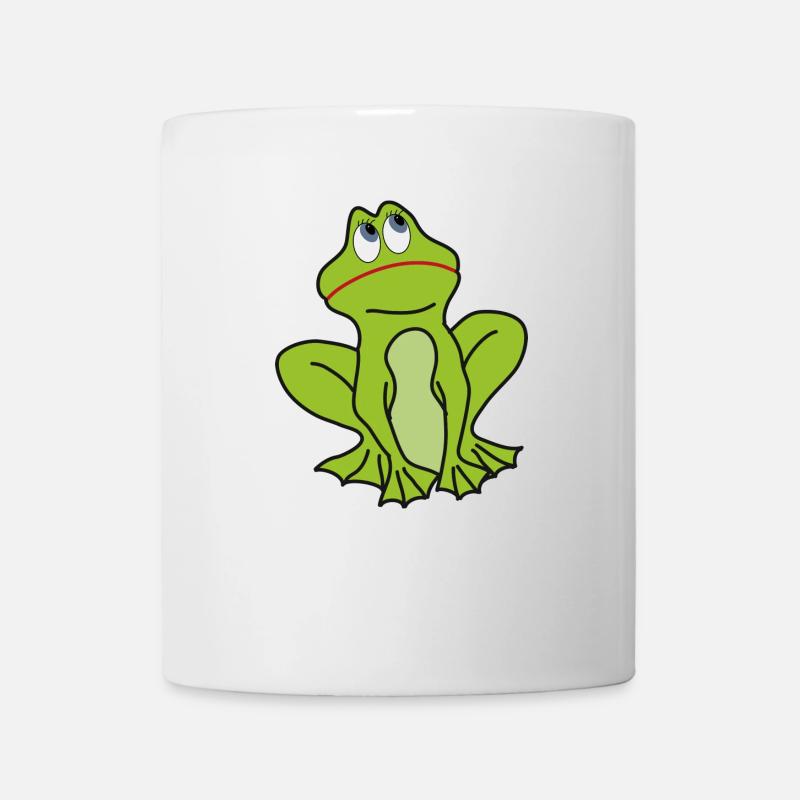 Frosch - Tasse - Weiß